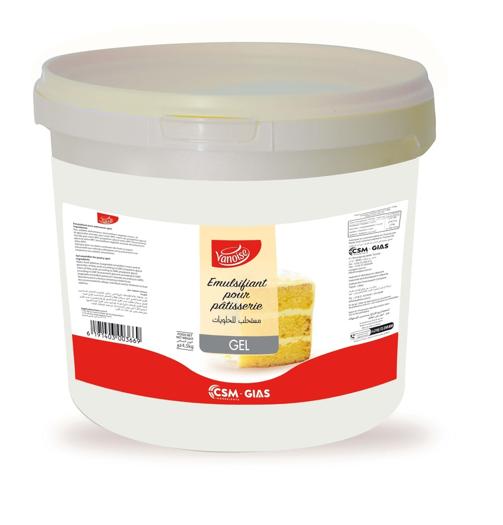 EMULSIFIANT GEL 4 5KG