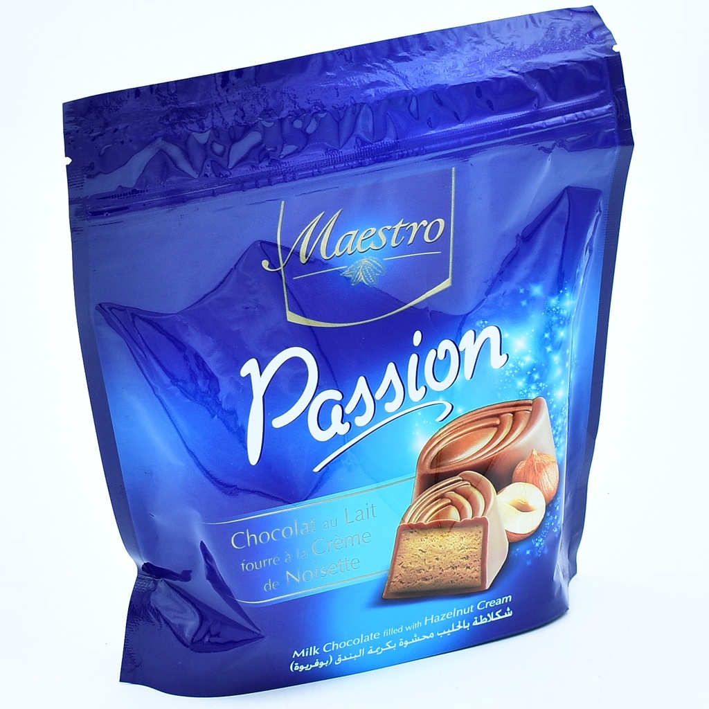 PASSION CHOCOLAT AU LAIT FOURRAGE NOISETTE